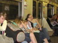 Sleeping On The Subway 12